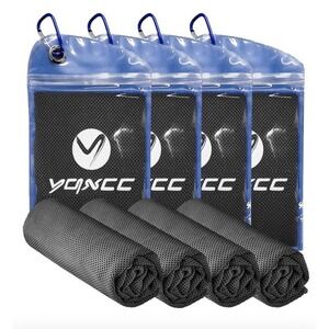 YQXCC 4 Pack Cooling Towel (47"x12") Lightweight, Microfiber Soft Breathab